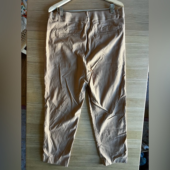 Lane Bryant 4-Season Signature Fit Ankle CORE Dress Pants 18W Tan Slim Trousers - Picture 8 of 10